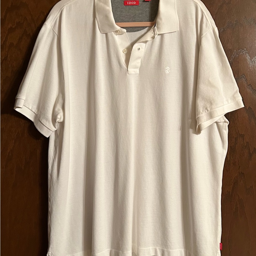 IZOD Men's White Polo Shirt